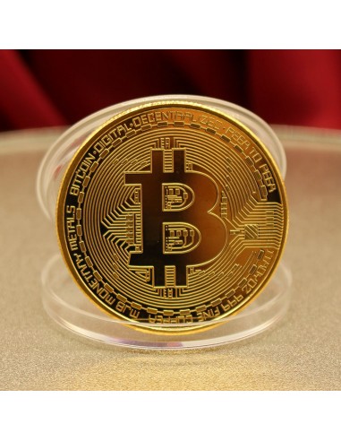 MONEDA BITCOIN FÍSICA SOUVENIR COLECCIONABLE BTC ORIGINAL