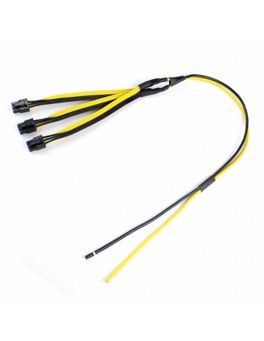 Cable Splitter 1 a 3 pcie fuente de poder