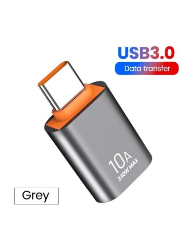 Adaptador USB 3.0 Type-C 10A a USB