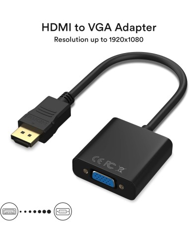 HDMI a VGA 1080P